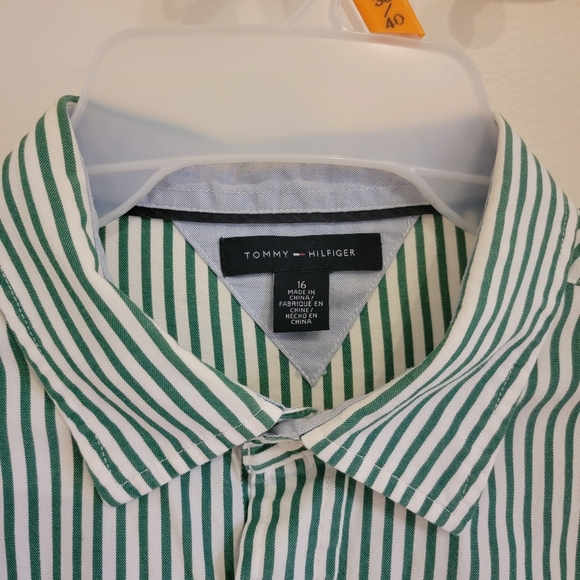 Striped Tommy Hilfiger Button Up - Picture 3 of 4